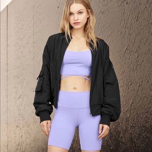 Alo Halo Bra and Biker Short Set - small, like new